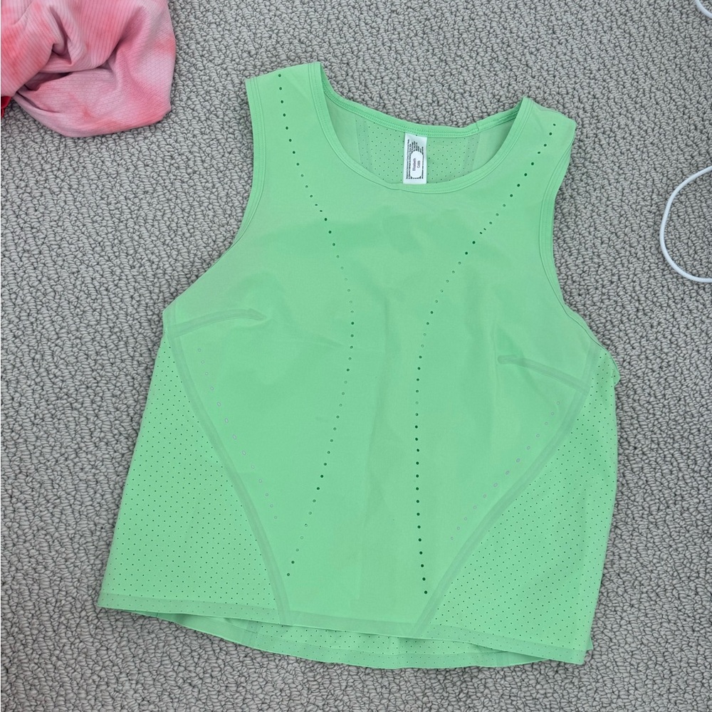 Lululemon Green Tank Top